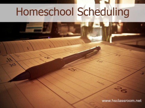 Homeschool Scheduling