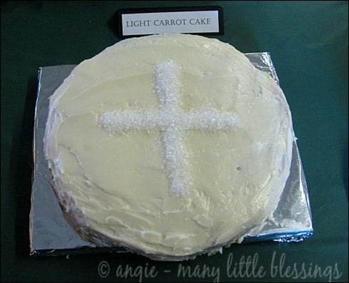 Homemade First Communion Host Cake