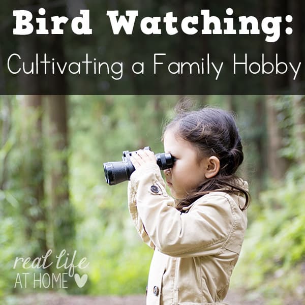 Bird watching and identification is an ideal family hobby that everyone can enjoy. Here are a few tips for developing the birding habit in your own family. | Real Life at Home