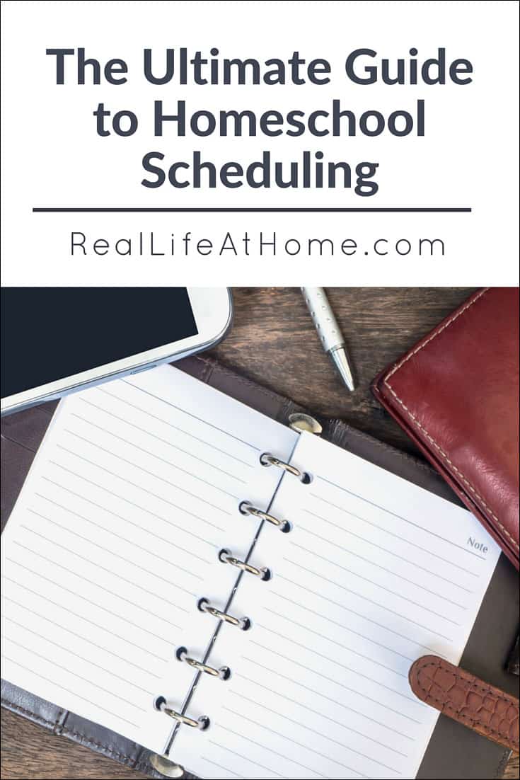 Need help putting together a daily, weekly, or yearly homeschool schedule? This ultimate guide to homeschool scheduling will help you with all of those and more!