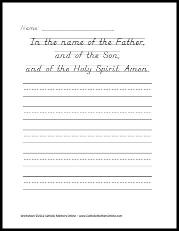 Write your own prayer template picture