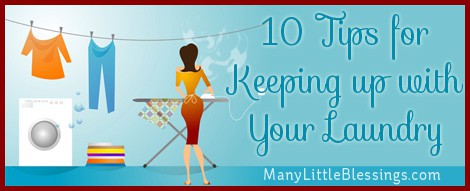 10 tips for keeping up with laundry