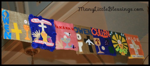 First Communion Banner Examples