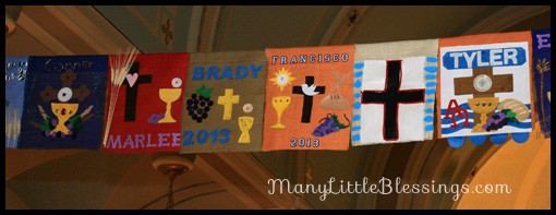 First Holy Communion Banner Examples