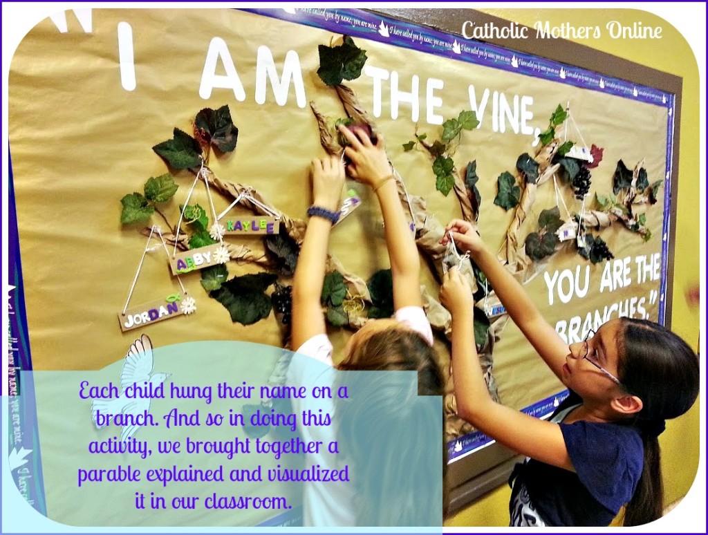 I am the Vine Scripture Verse Activity | Catholic Mothers Online
