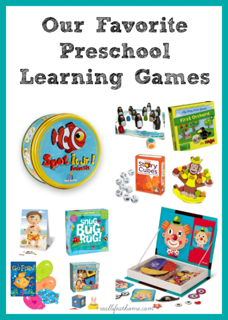 Favorite Preschool Learning Games