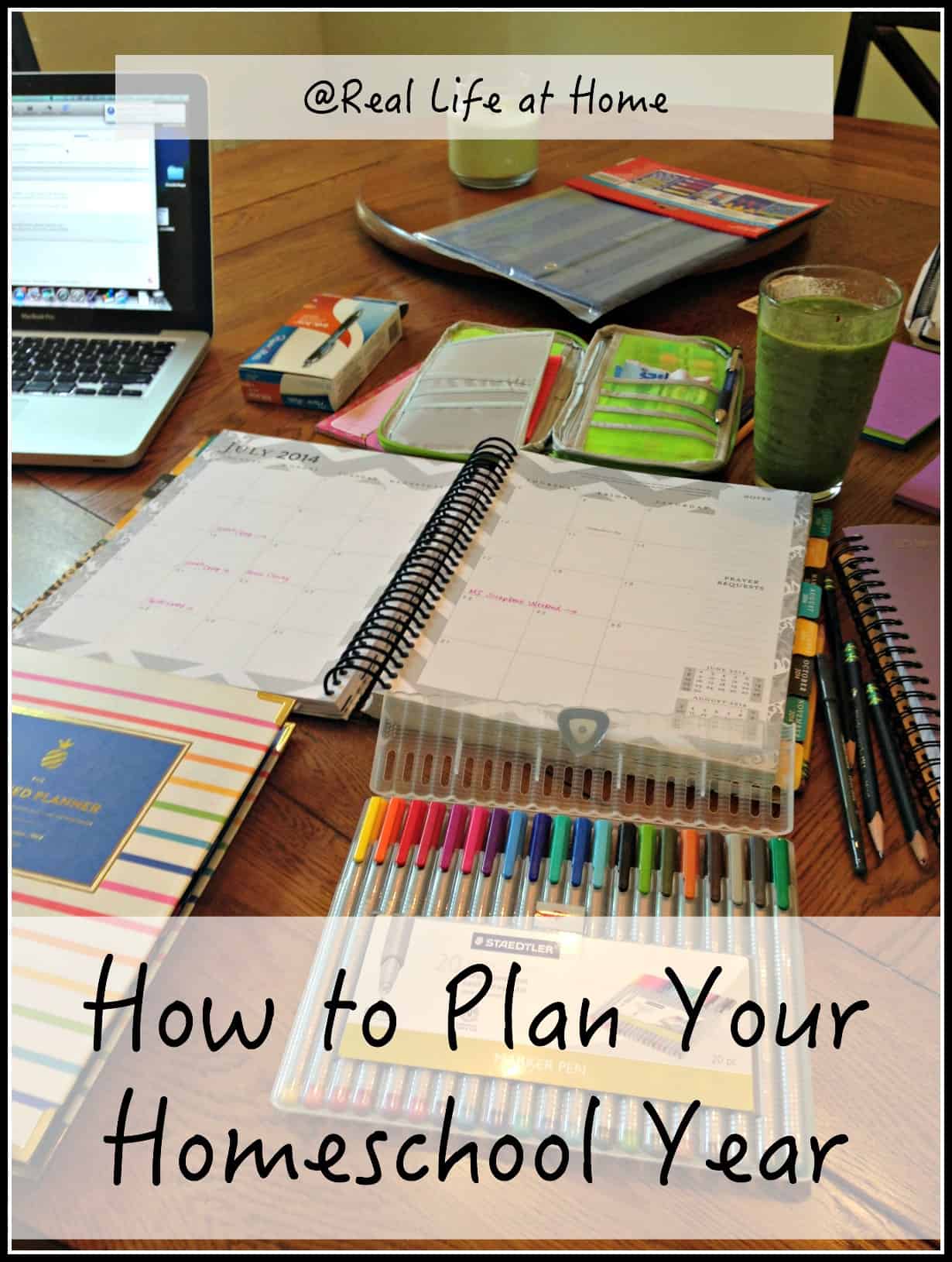How to Plan Your Homeschool Year