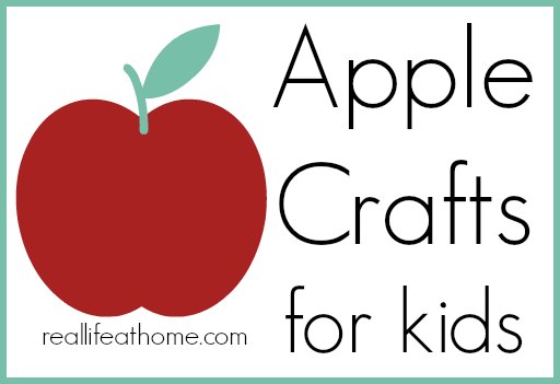apple crafts for kids