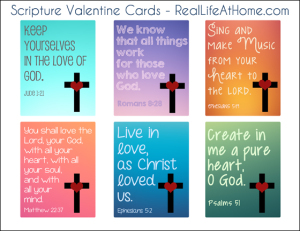 Bible verse valentine card printable