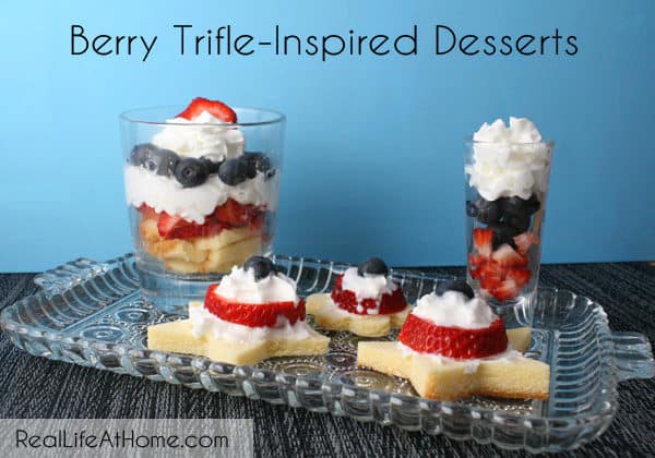 These are all so delicious! Berry Trifle-Inspired Desserts {with Three Variations} | RealLifeAtHome.com