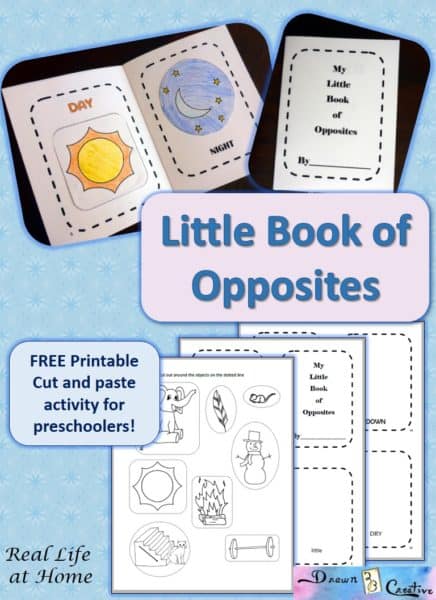 My Little Book of Opposites (Free Printable)