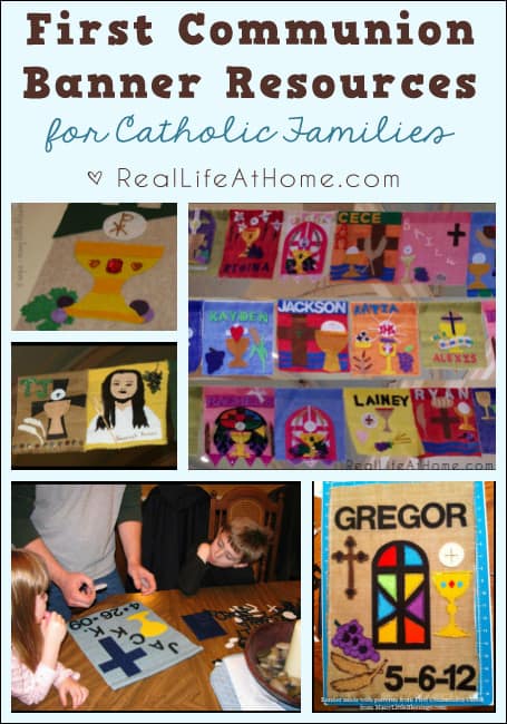 Lots of Information and Resources about First Communion Banners for Catholic Families