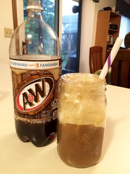 The simple deliciousness of an A&W Root Beer Float