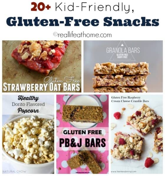 Need to find some gluten-free snack ideas for on-the-go? Here are 20+ kid-friendly, gluten-free snack ideas (which are also perfect for adults!).