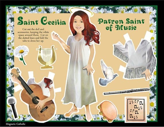 St Cecilia Paper Dolls 