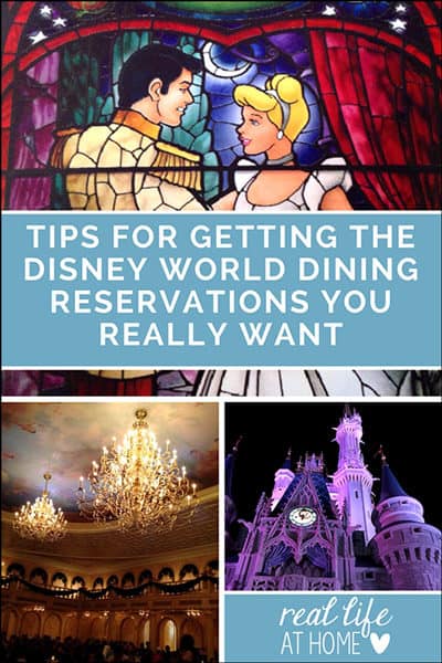 Trying to figure out how to get the Disney World dining reservations you really want? Come see some tips for getting those hard to get reservations, even if your trip is coming up soon