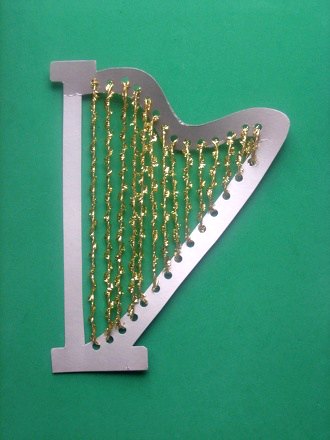 Harp craft for St Cecilia