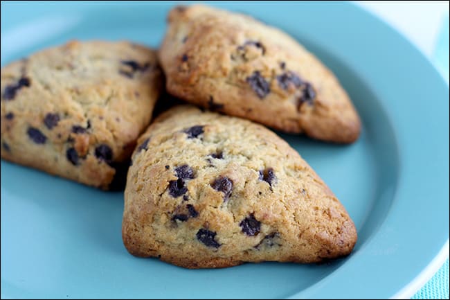 Blueberry Scones from Farm Rich Bakery (found in the freezer section of your favorite store)