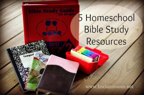 Homeschool Bible Study Resources
