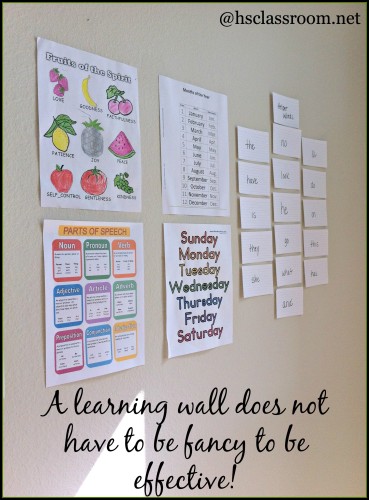 Learning Wall