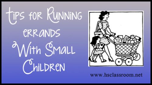 tips for running errands with small children