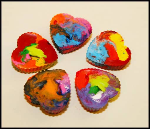 Easy and Fun Family Art Project: Recycling Old Crayons to Create New Rainbow Crayons