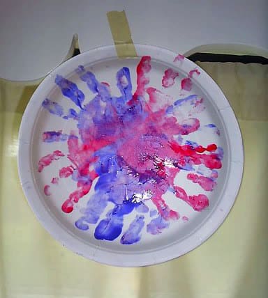 Firework Handprints Craft from Real Life at Home