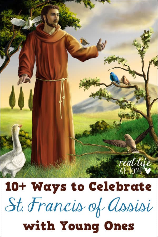 Feast days are a great way to learn about saints! Here are 10+ ideas for fun activities for celebrating the Feast Day of St Francis of Assisi
