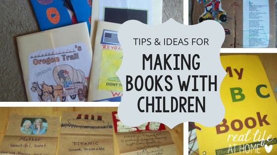 Tips and ideas for making books with children (in your homeschool or in the classroom). Book making provides a multisensory approach to learning: hands are busy, minds are exploding with ideas, connections are being made between topic and task.