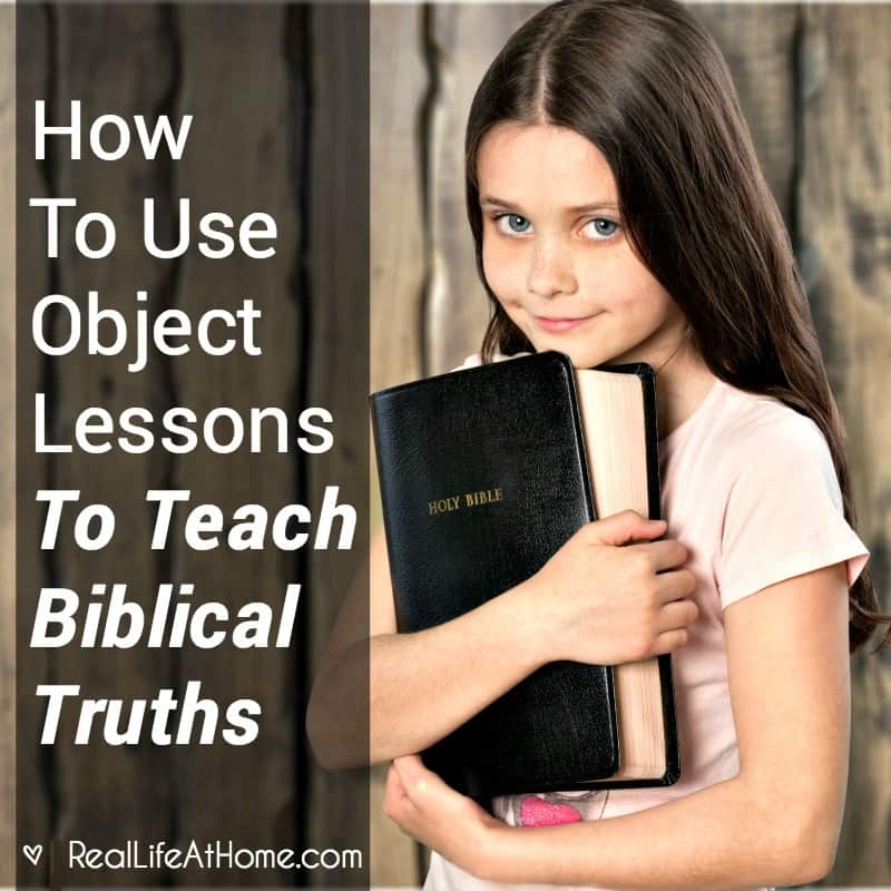 object lessons to teach Bible Truths