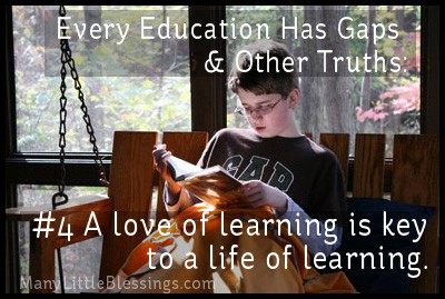 a love of learning is key to a life of learning