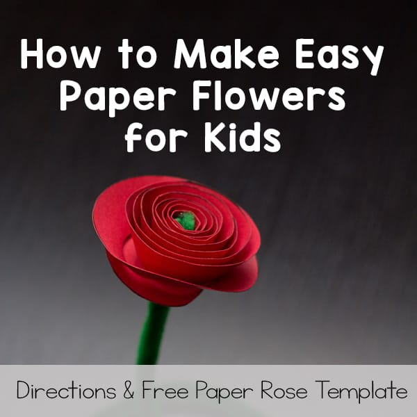 Paper Rose Template