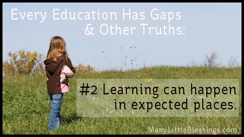 Learning Can Happen in Unexpected Places