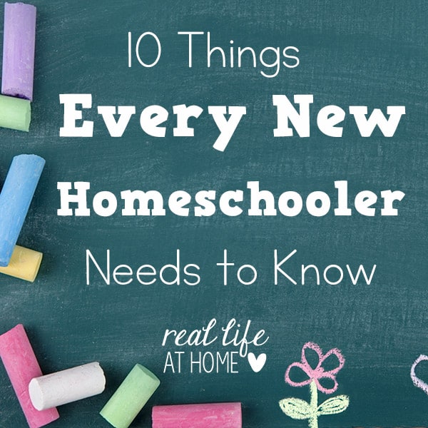 Are you a new homeschooler? Here is some advice and encouragement that should help you during your first year of homeschooling. | Real Life at Home