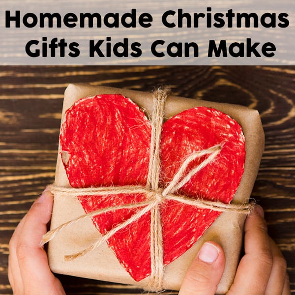 Want to get your kids involved in Christmas gift giving? Let them help out and make homemade gifts for your family and friends. Don't miss this list of homemade gifts kids can make. | Real Life at Home