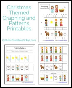 Christmas math printables set