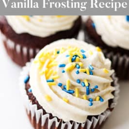 Light and Airy Homemade Vanilla Frosting Recipe