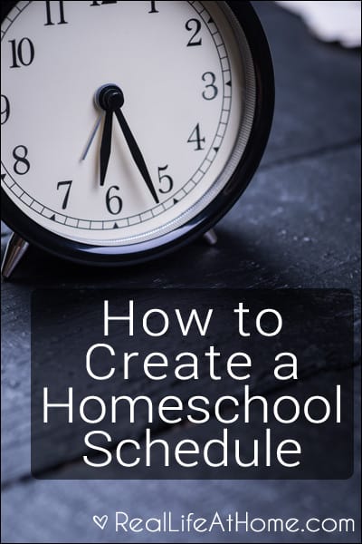 Great Advice on How to Create a Homeschool Schedule