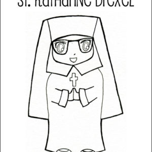 St. Katharine Drexel Coloring Page