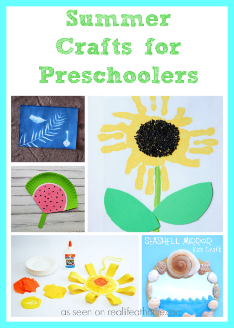 summer crafts for preschoolers