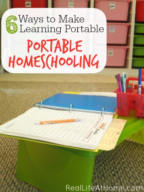 How to Make Homeschooling Portable