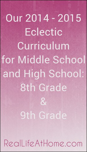 Our Middle and High School Curriculum
