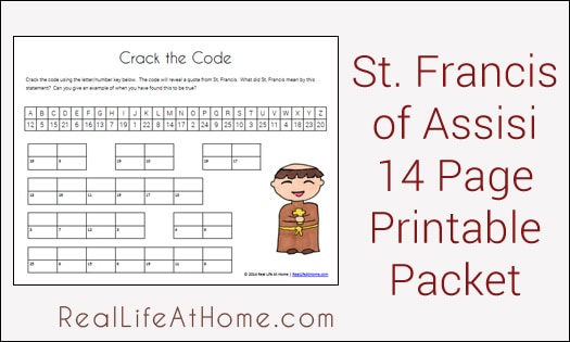 St. Francis Printables Packet