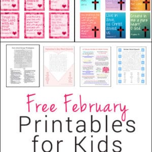 Free February Printable for Kids | RealLifeAtHome.com