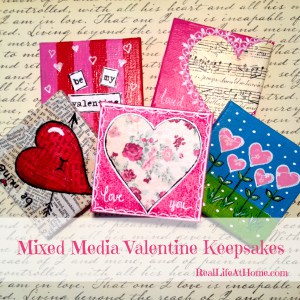 Mixed Media Valentine Keepsakes