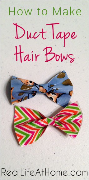 How to Make a Duct Tape Hair Bow