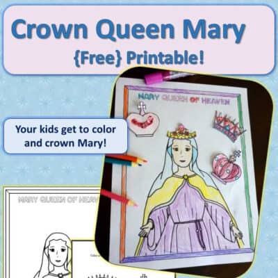 Crown Queen Mary Activity Page