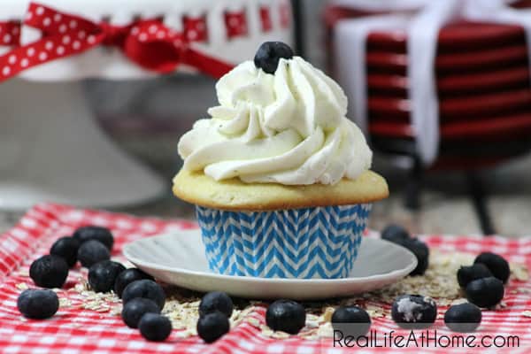 These delicious blueberry-filled cupcakes can be modified to other flavors as well, making them a versatile favorite!