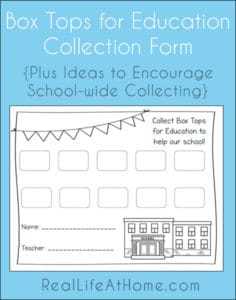 Low and No Cost Incentive Ideas for Collecting Box Tops for Education ...
