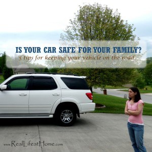 {A great post for ideas on how to find a safe car or make sure your current car is safe}